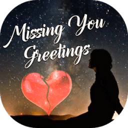 Missing You Photo Greetings आइकन