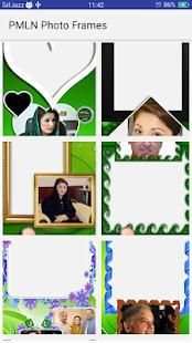 PMLN Photo Frames - banner editor 2018 स्क्रीनशॉट 4