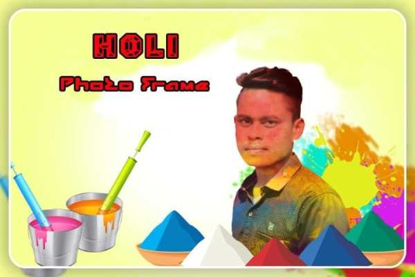 Holi Photo Frames स्क्रीनशॉट 1