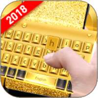 Golden Smart Keyboard with Emoji