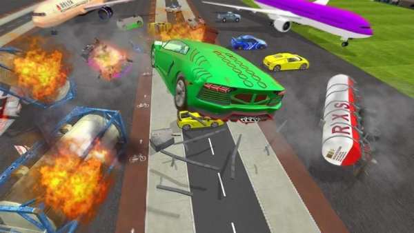 Hollywood City Speed Car Racing Stunts स्क्रीनशॉट 10