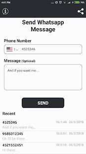 Message with Whatsapp скриншот 3