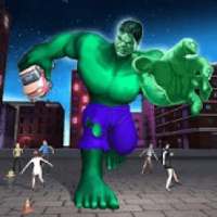 Green Monster Hero Fighter Crime City Battle logo