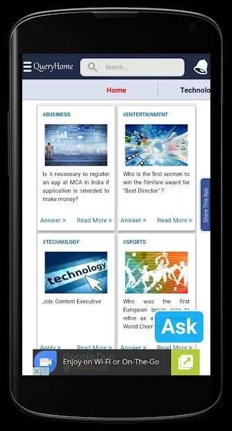 Question Answer App, QueryHome screenshot 14