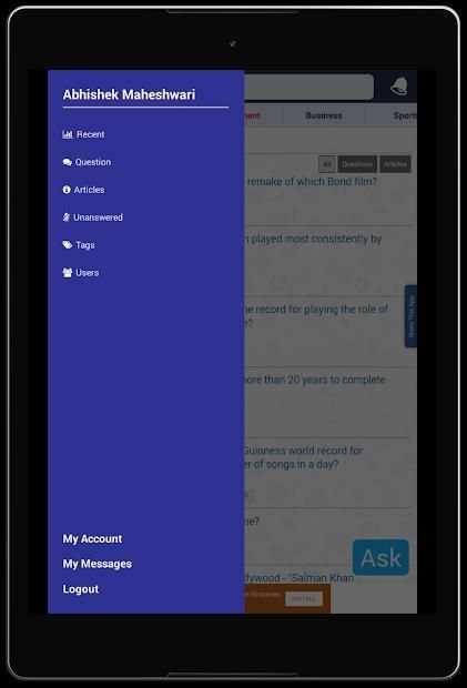 Question Answer App, QueryHome स्क्रीनशॉट 2