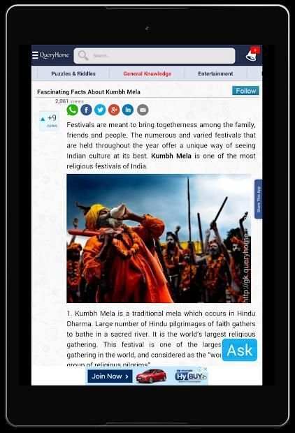 Question Answer App, QueryHome screenshot 4