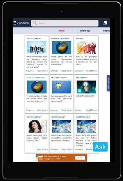 Question Answer App, QueryHome स्क्रीनशॉट 6