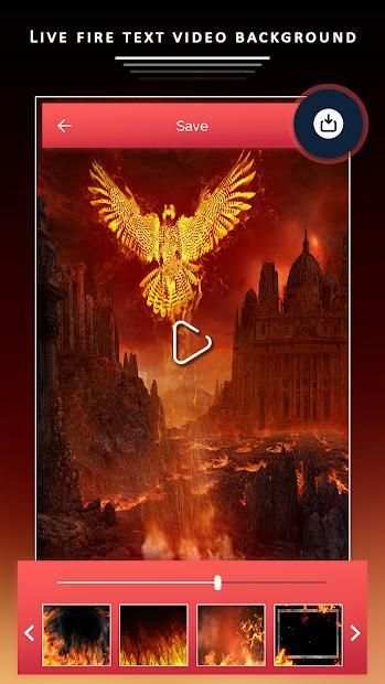 Live Fire Video Photo Background Editor स्क्रीनशॉट 3