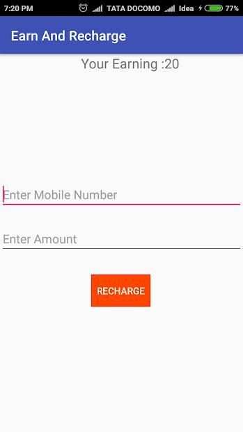 Earn And Recharge स्क्रीनशॉट 2