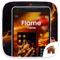 Fire Theme For Computer Launcher