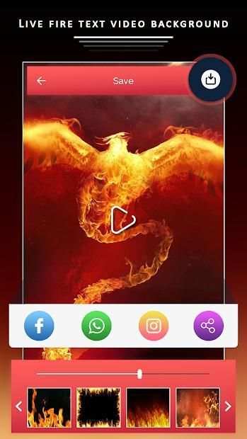 Live Fire Video Photo Background Editor स्क्रीनशॉट 1