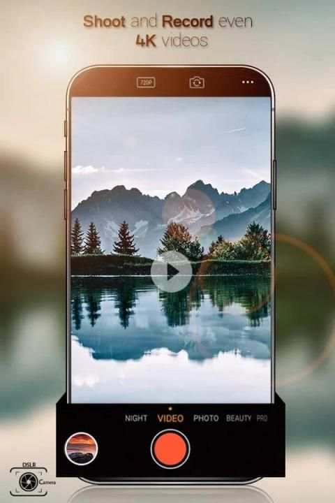 HD DSLR Camera : Blur Camera screenshot 2