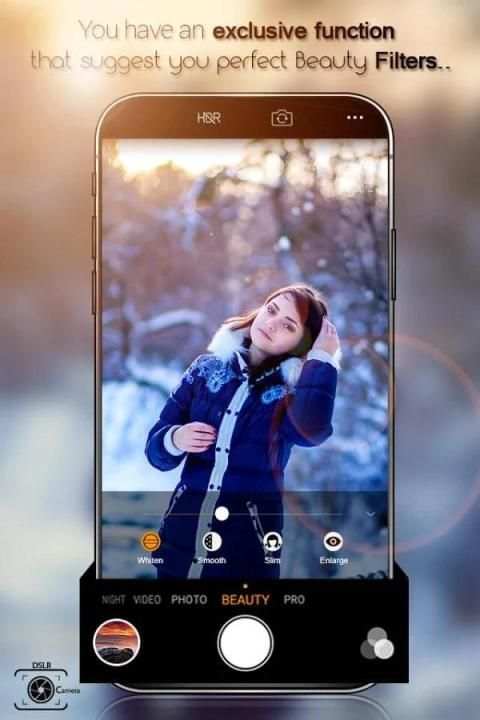 HD DSLR Camera : Blur Camera screenshot 4