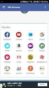 Alfa Browser screenshot 8