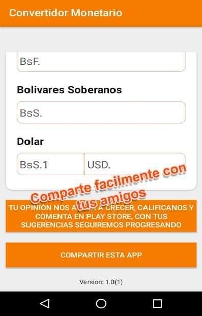 Calculadora Soberana - Convertidor screenshot 2