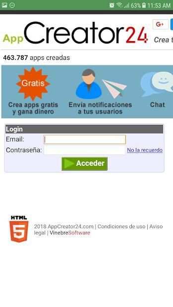 AppCreator24 screenshot 1