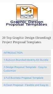 Graphic Design Project Proposal Template screenshot 4