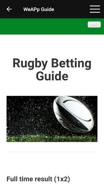 We App Guide screenshot 1