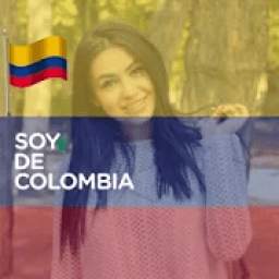 Bandera de Colombia con tu foto