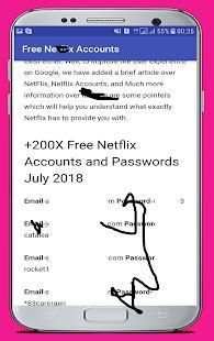 browser for Free Netflix Account 2018 screenshot 2