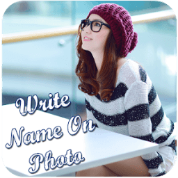 Write Name on Photo أيقونة