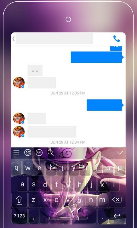 Anime Keyboard Emoji - Uzumaki Naruto Keyboard screenshot 4