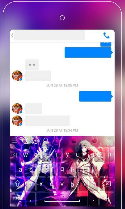 Anime Keyboard Emoji - Uzumaki Naruto Keyboard screenshot 3