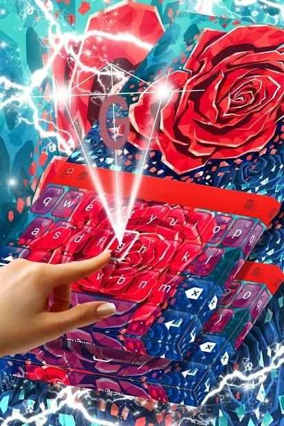 Red Flower Keyboard स्क्रीनशॉट 4