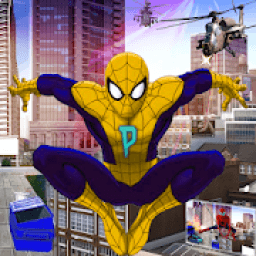 Amazing Flying Spider City Rope Hero आइकन
