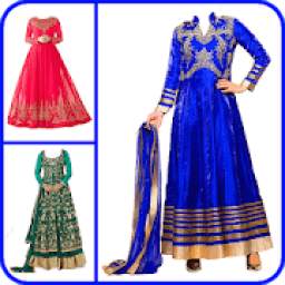 Anarkali Dress Photo Suit Salwar Suit photo Editor