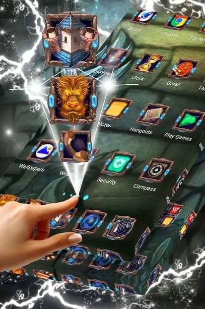 Magic Runes Launcher Theme screenshot 1