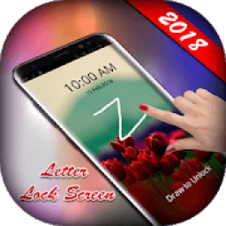 ikon Letter Lock Screen 2018 - Gesture Lock Screen 2018
