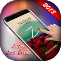 Letter Lock Screen 2018 - Gesture Lock Screen 2018