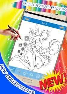 how to draw & coloring Winx Club new collection screenshot 5