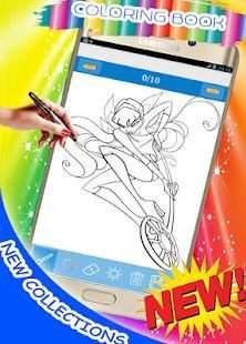 how to draw & coloring Winx Club new collection screenshot 4