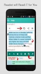 Readot - Copy Text to Read iT स्क्रीनशॉट 1