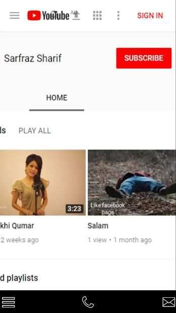 My youtube app screenshot 2