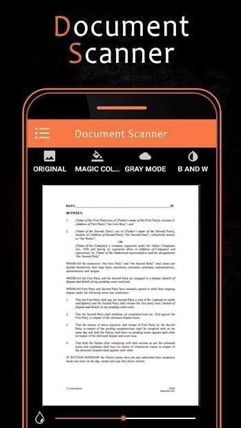 Mobile Document Scanner स्क्रीनशॉट 2
