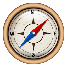 GPS Compass Navigator, Compass sensor &amp; Locations आइकन