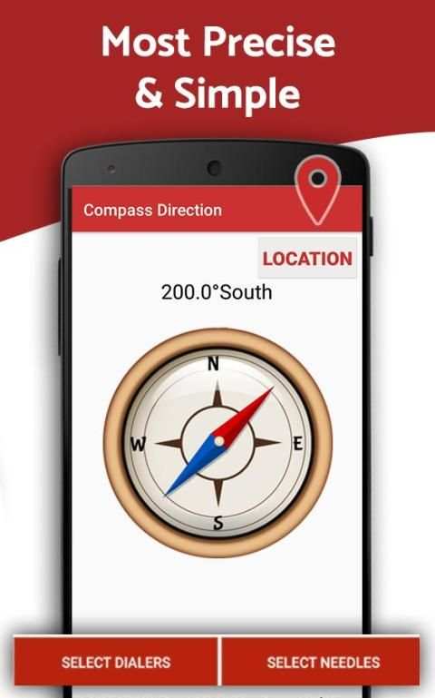 GPS Compass Navigator, Compass sensor & Locations स्क्रीनशॉट 3