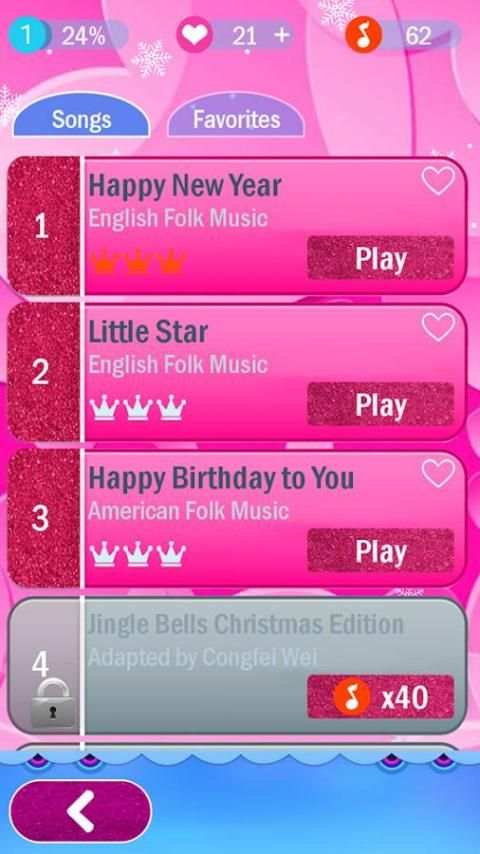 Pink Piano Tiles 2018 screenshot 3