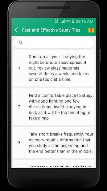 Study Tips screenshot 2