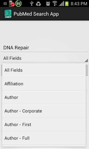 PubMed Search App स्क्रीनशॉट 6