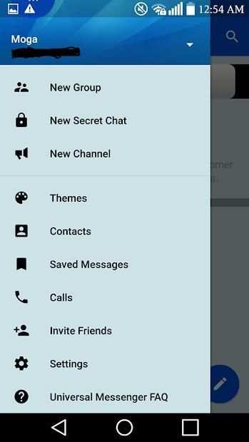 Universal Messenger screenshot 1