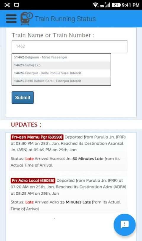 Train Enquiry - Running Status/PNR/Seats/Booking screenshot 3