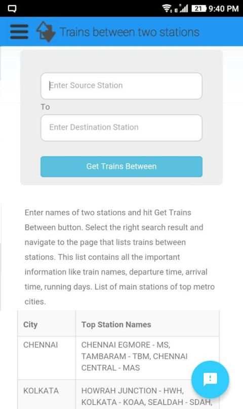 Train Enquiry - Running Status/PNR/Seats/Booking screenshot 2