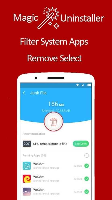 Magic uninstall apps (Remove & Clean) screenshot 2