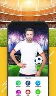 Football Photo Editor स्क्रीनशॉट 1