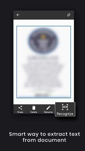 Camera Scanner PDF : Documents & Images screenshot 1