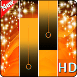 Piano Gold Tiles - Gold piano icon